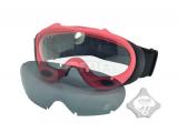 FMA OK ski goggles  black and white lenses PINK TB958-PK free shipping